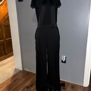 NY & Co. Elegant silky  Black Jumpsuit - XS